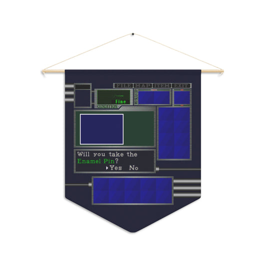 Biohazard 2 Pinventory Pennant