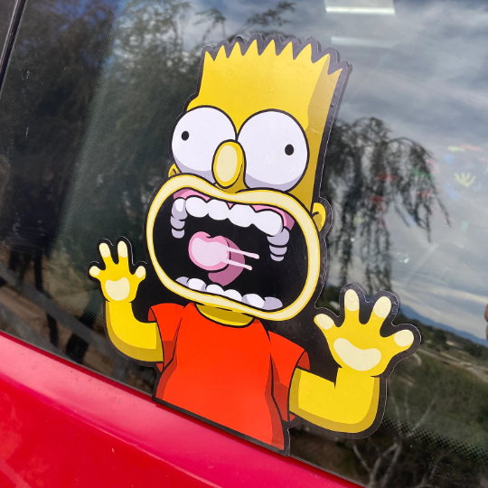 Bartass 8" window cling