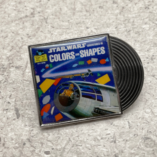 Book & Record SW Colors and Shapes 1.75" hard enamel / digital offset pin