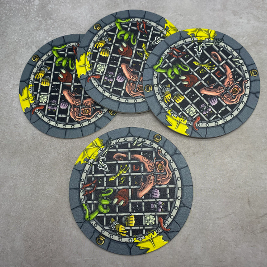 The Dwell of Souls basic coaster SET OF 4