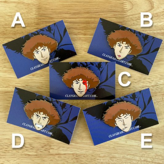 Space Cowboy Faces Blind Bag 1.75"-2" hard enamel pins