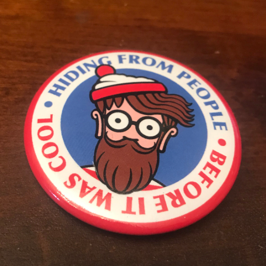 Original Hipster 2.25" round button