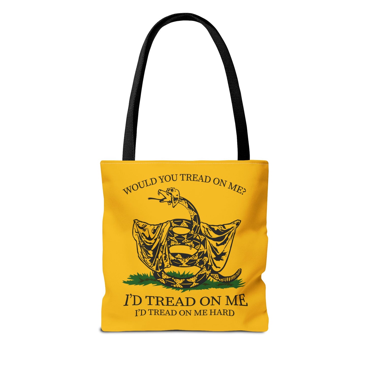 Would You Tread On Me? tote bag
