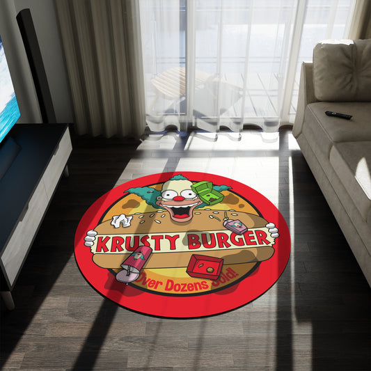 K Burger SOILED round rug