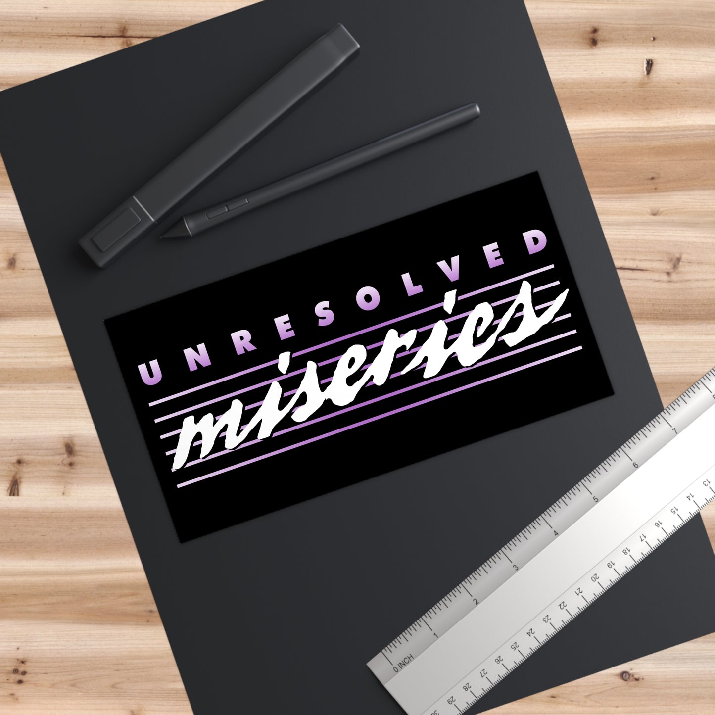 Unresolved Miseries bumper sticker