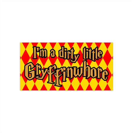 Dirty Potter Gryffinwhore bumper sticker