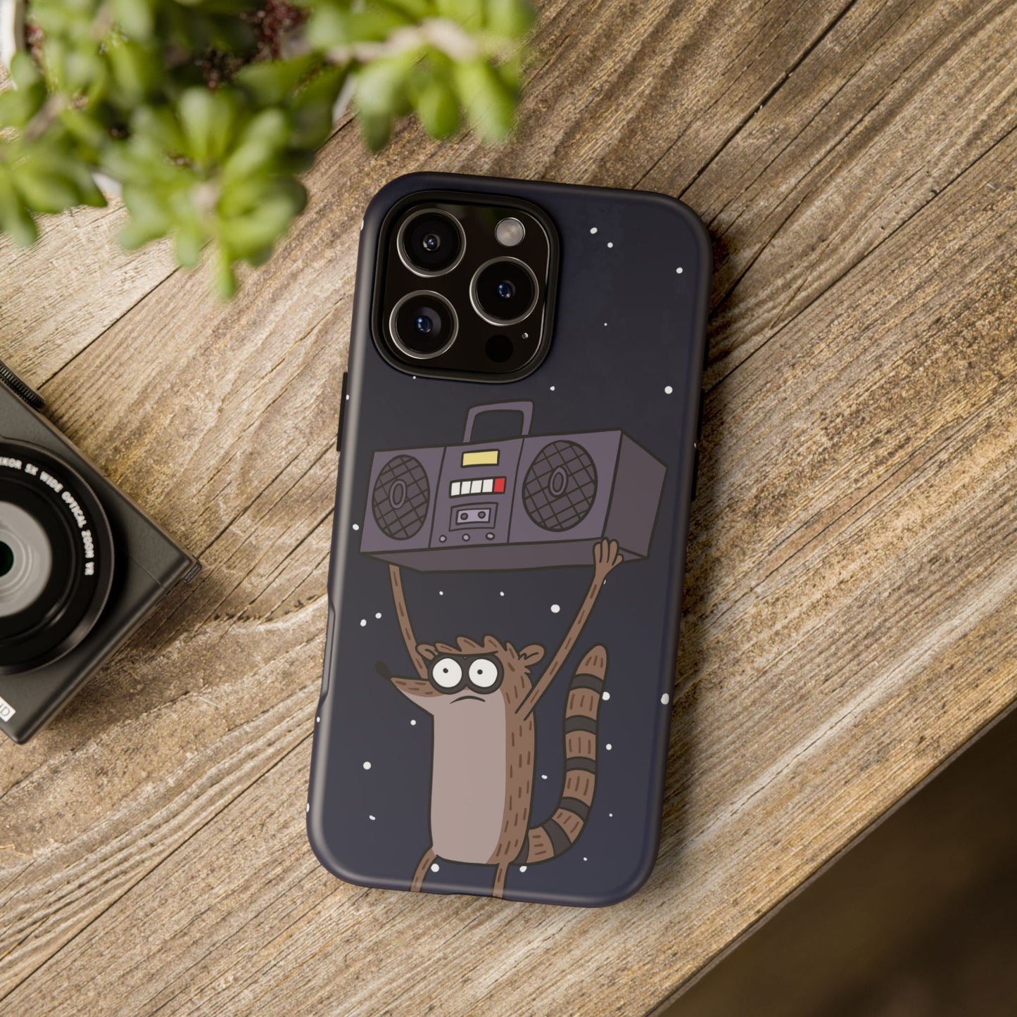 Rigby Boombox iphone case