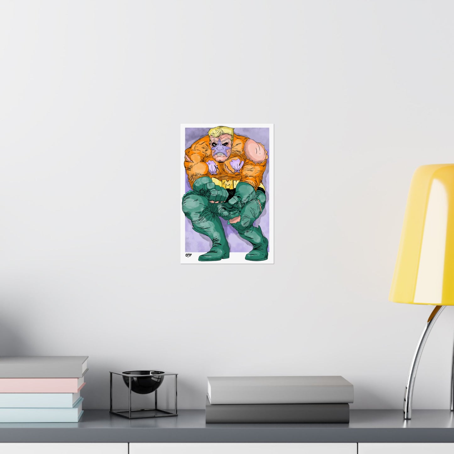 The Sea Knight Triumphant satin poster