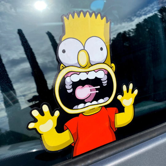 Bartass 8" window cling