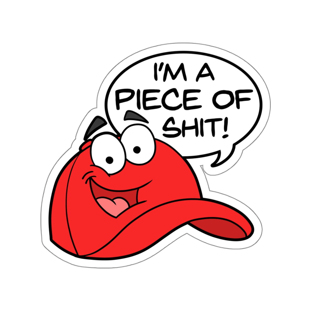 Red Hat Meaning vinyl sticker