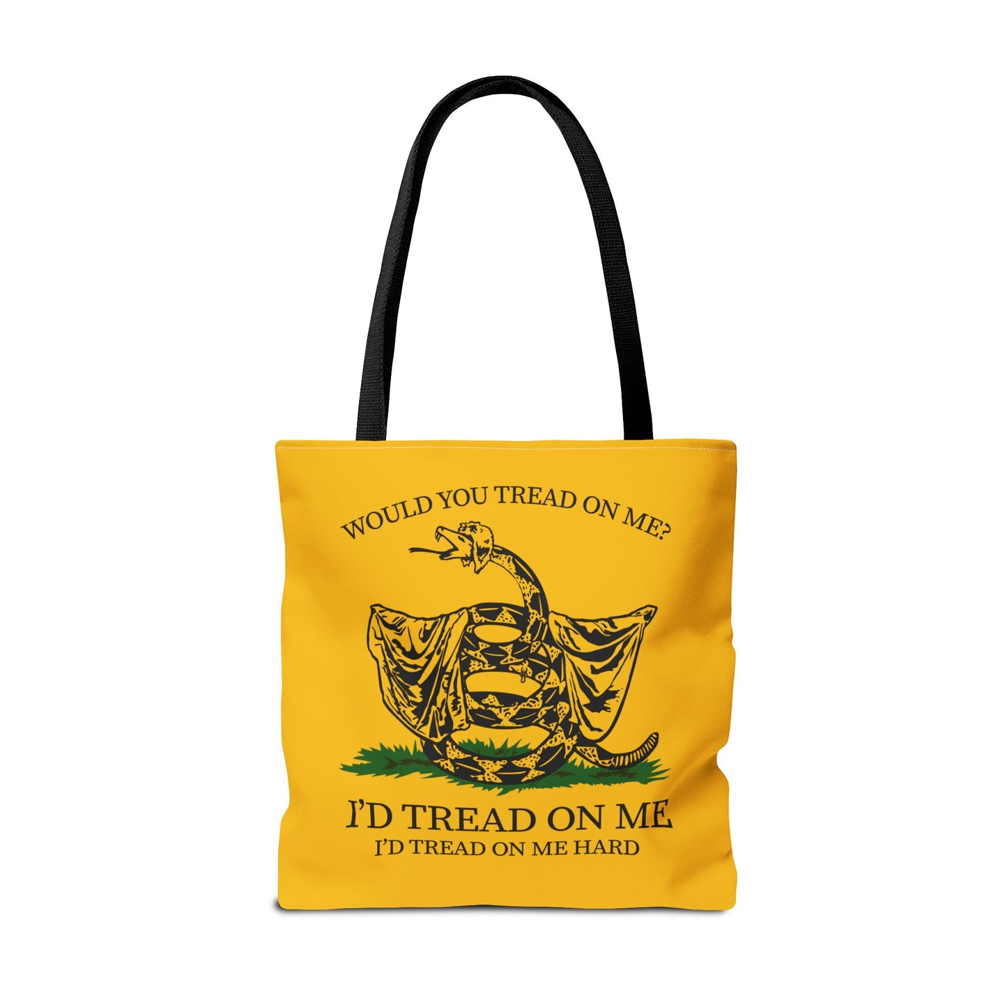Would You Tread On Me? tote bag