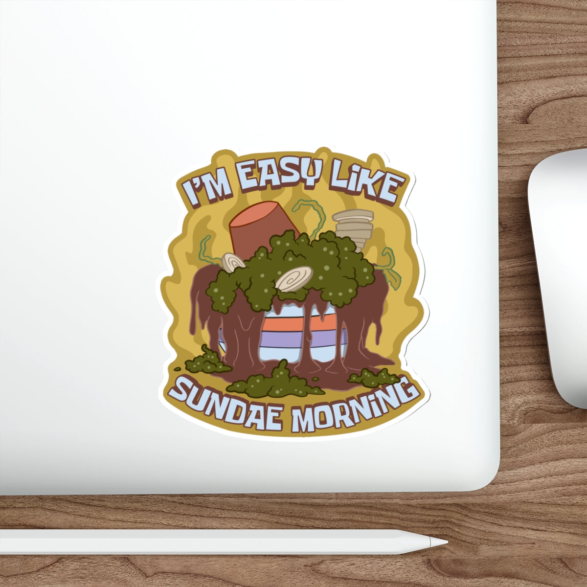 Easy Like Sundae Morning vinyl sticker