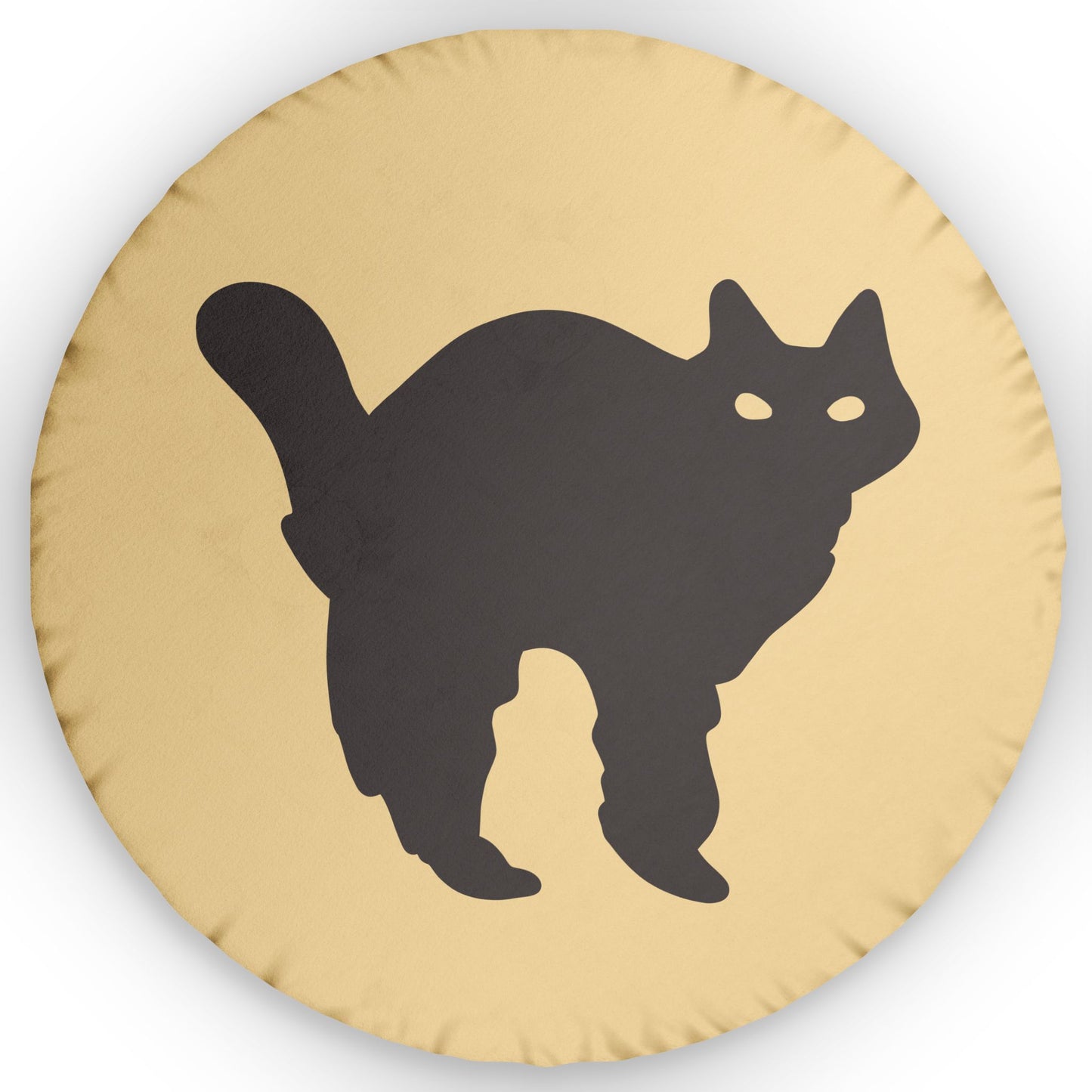 Spooky Cat Sugar Cookie plush throw pillow