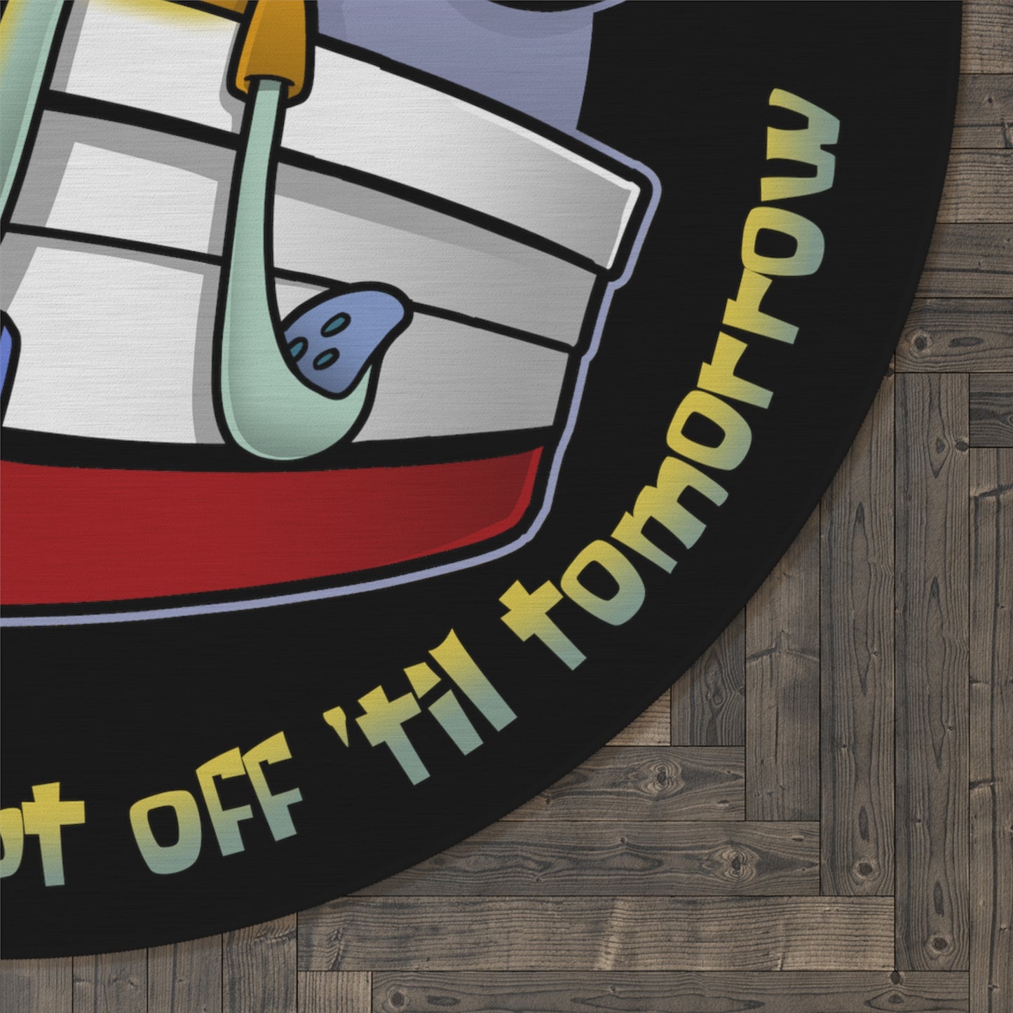 ProKRUSTination round rug