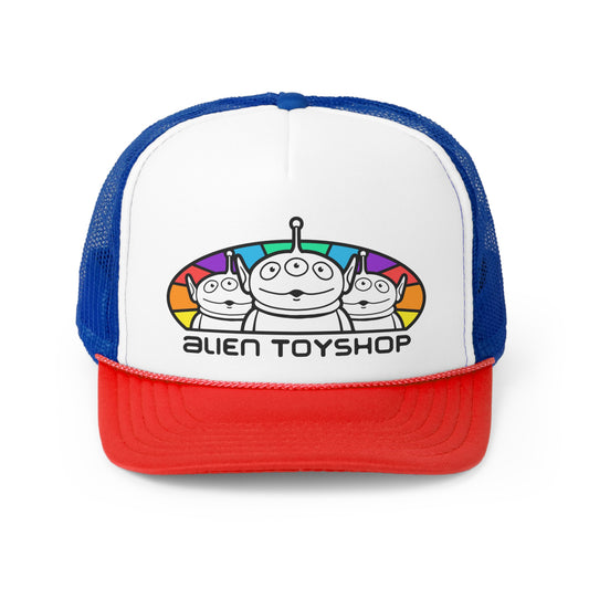 Alien Toyshop trucker hat