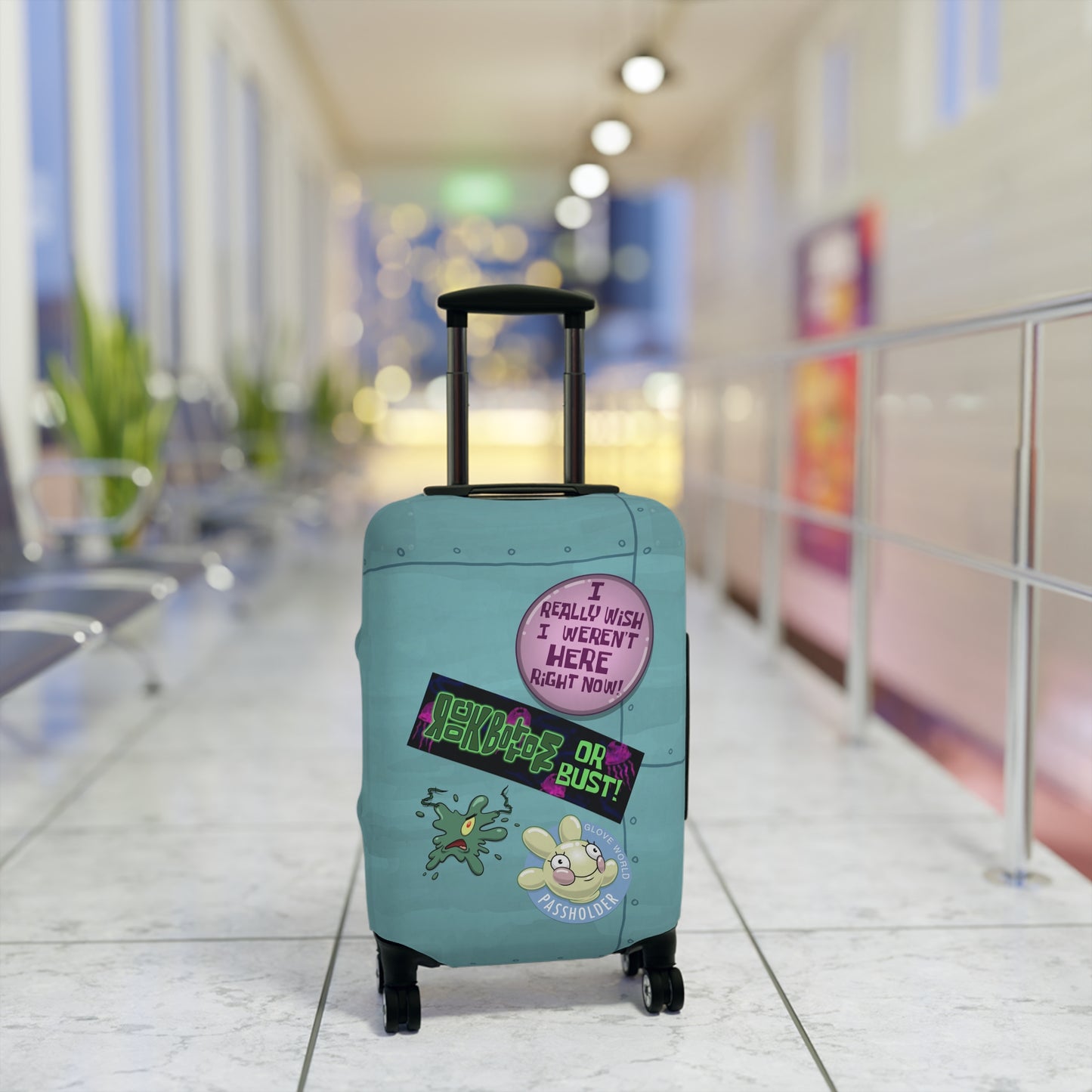 Bikini Bottom Traveler luggage cover