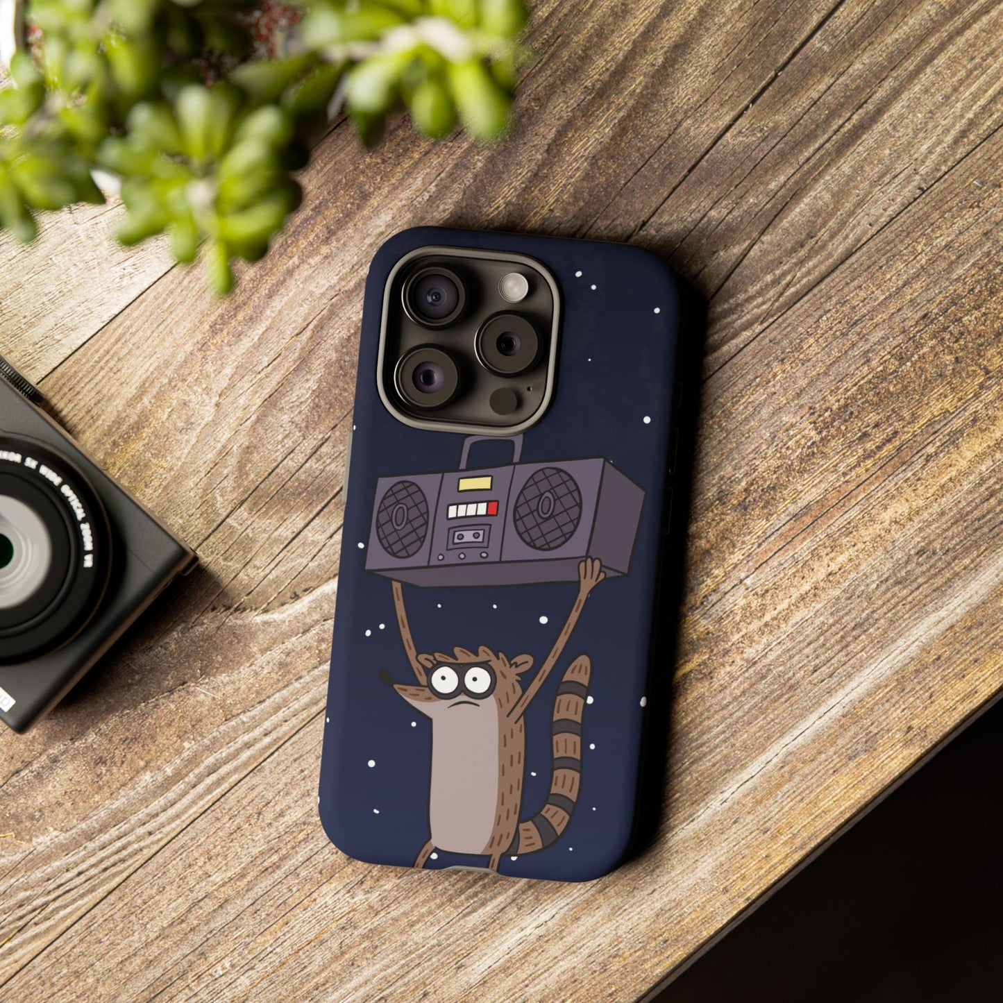 Rigby Boombox iphone case