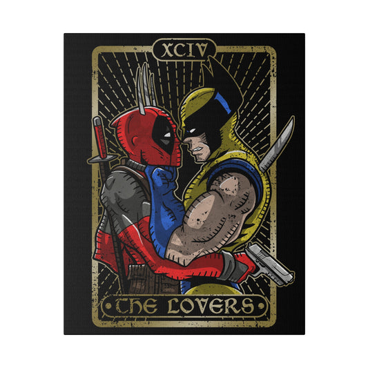 The Lovers DPW Tarot 16" x 20" canvas print
