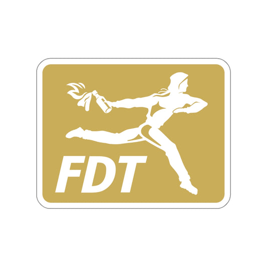 FDT vinyl sticker