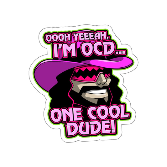 One Cool Dude vinyl sticker