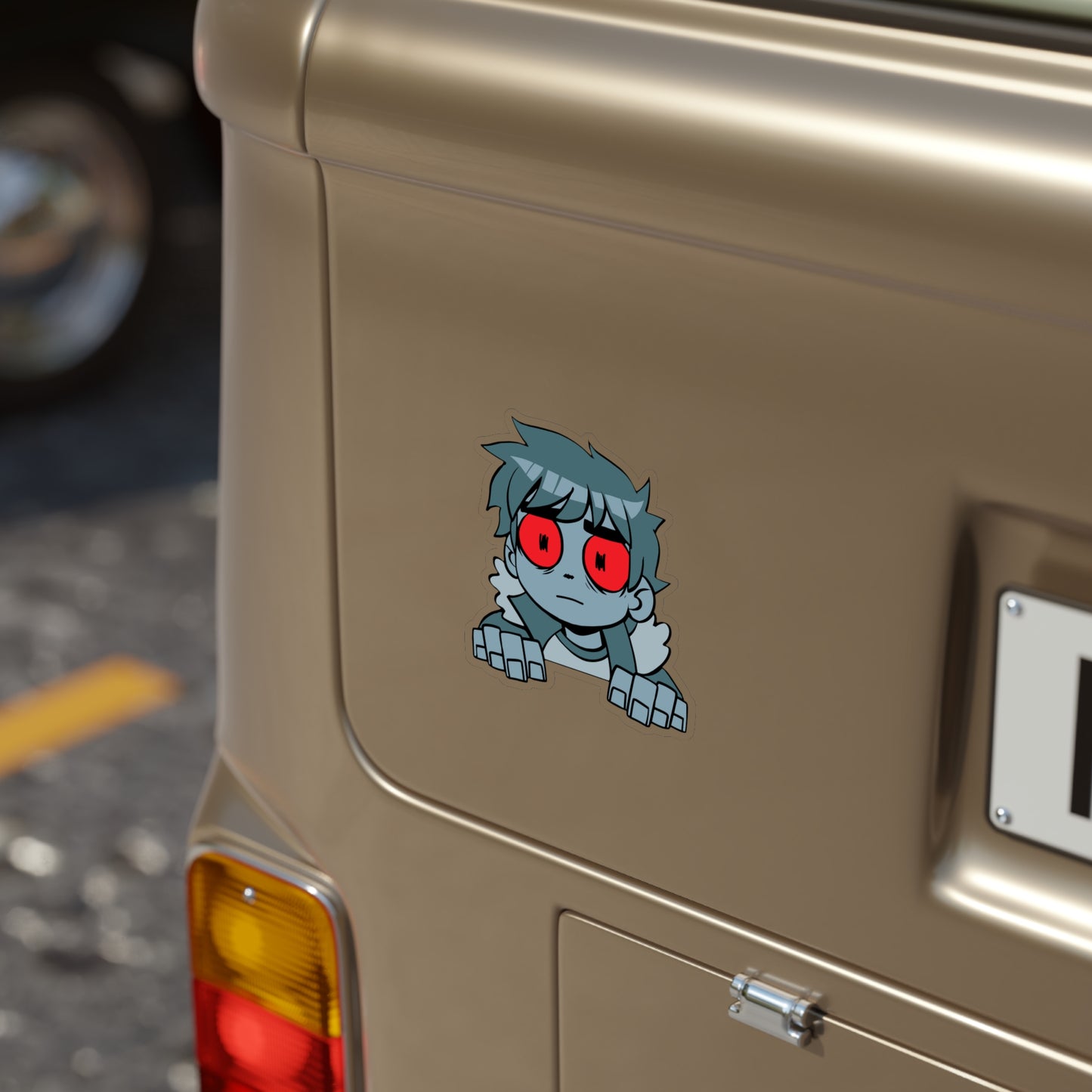 Nega Scott Peeker clear vinyl sticker