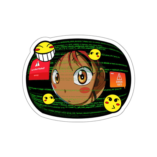 You've Been Hacked vinyl sticker