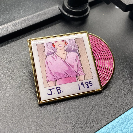 Jerrica Benton 1985 1.75" pin