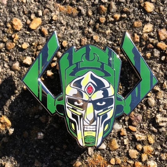 DOOMvourer 2" hard enamel pin