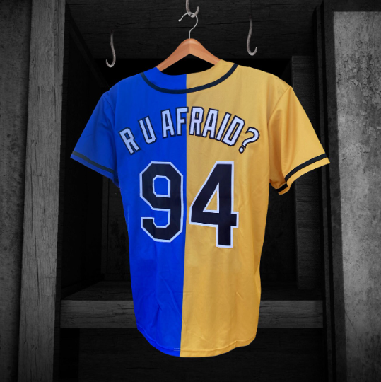 Ghastly Grinners Horror baseball jersey