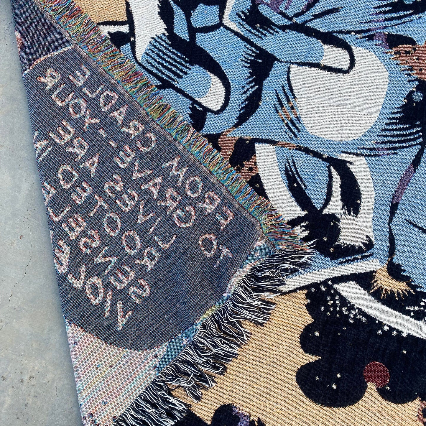 Since Power Is Your God 60" x 80" Woven Blanket