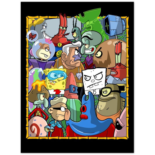 Good Vs EVIL semi-gloss poster