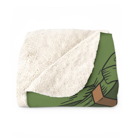 Buried In Cash sherpa fleece blanket