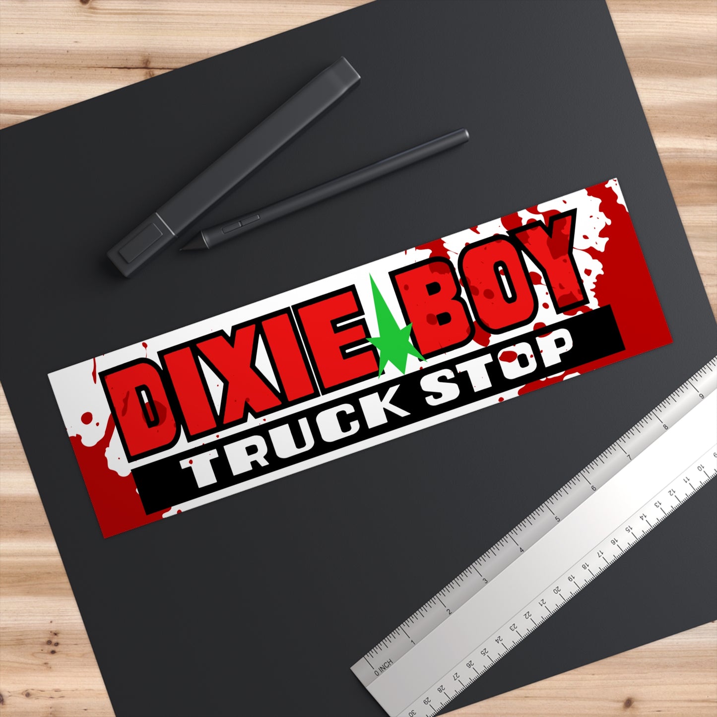 Dixie Boy Truck Stop bumper sticker