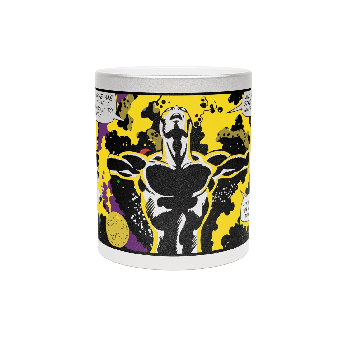 Forgive Me metallic mug