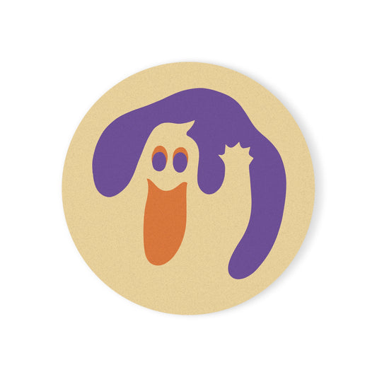 Ghost Sugar Cookie premium corkback coaster
