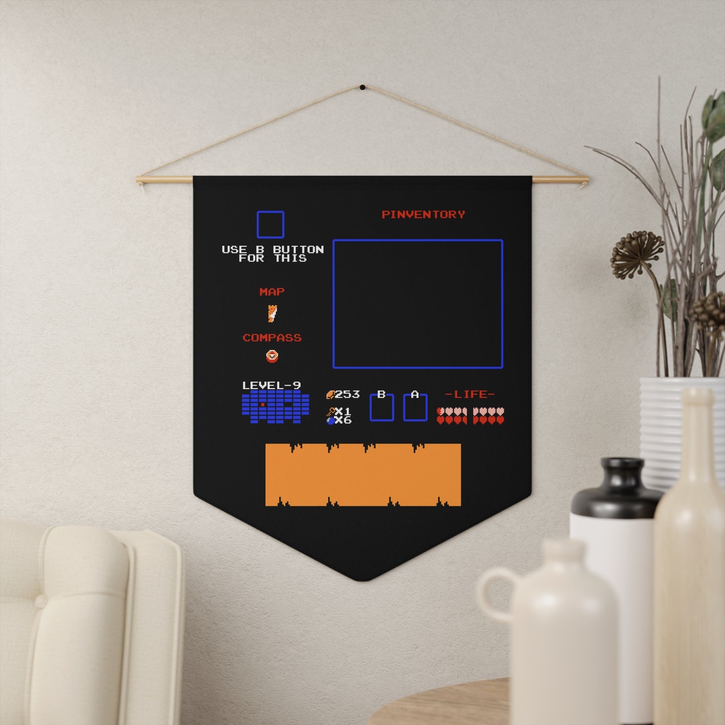 Pixel Hero Pinventory Pennant
