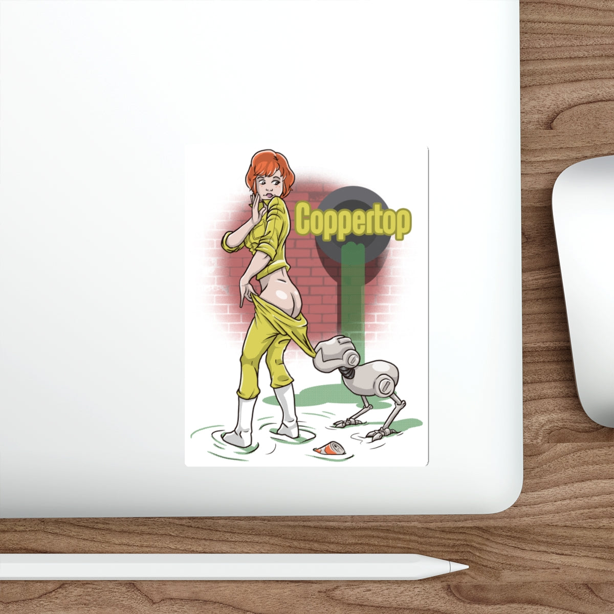 Coppertop Lotion vinyl sticker