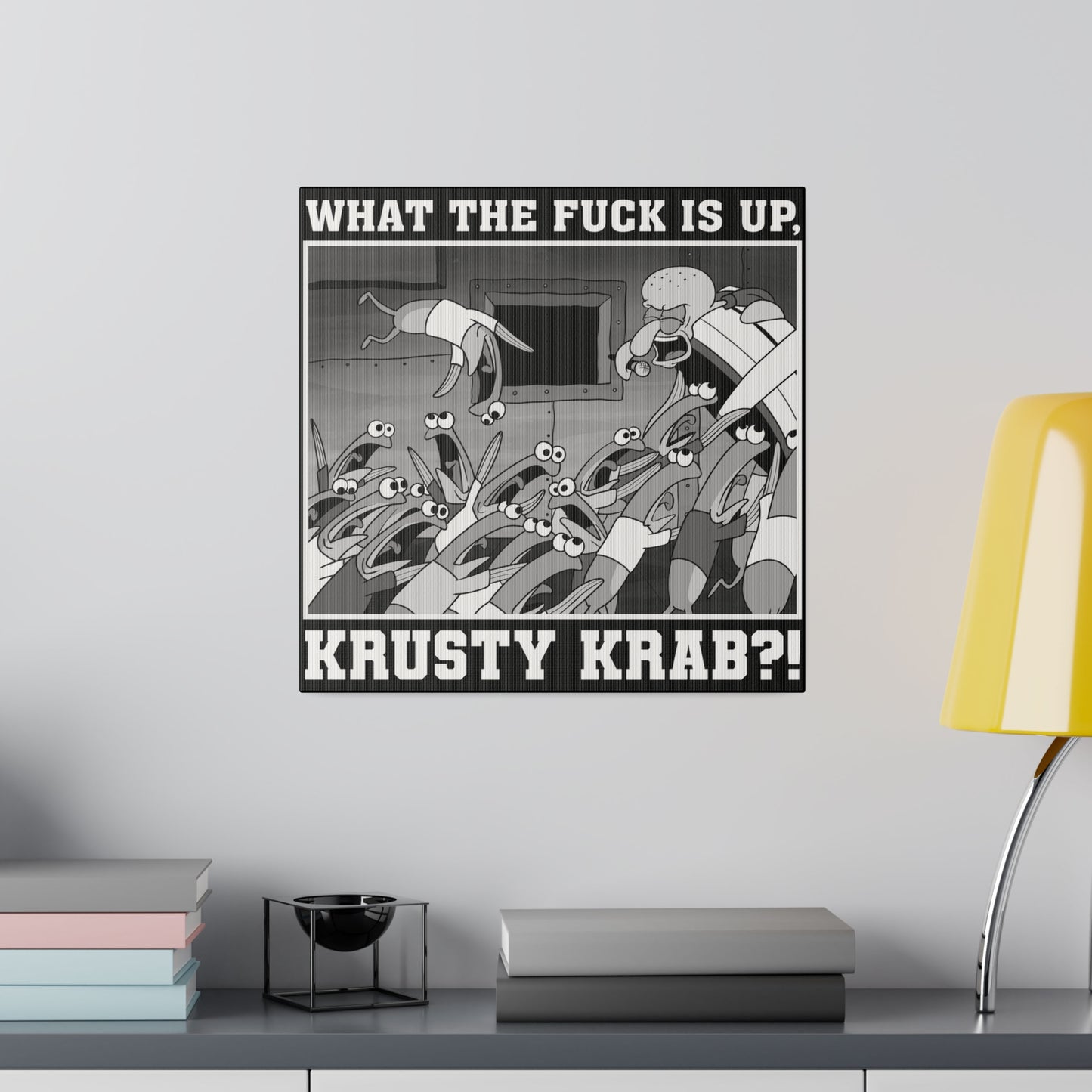 WTF is up, KK?! canvas print