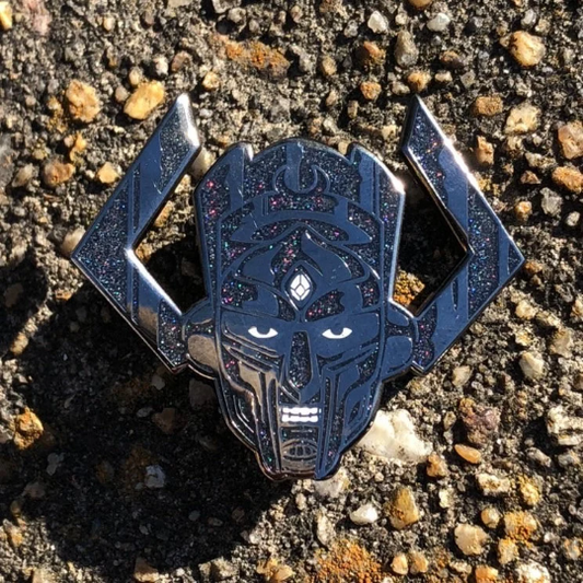 DOOMvourer 2" hard enamel pin