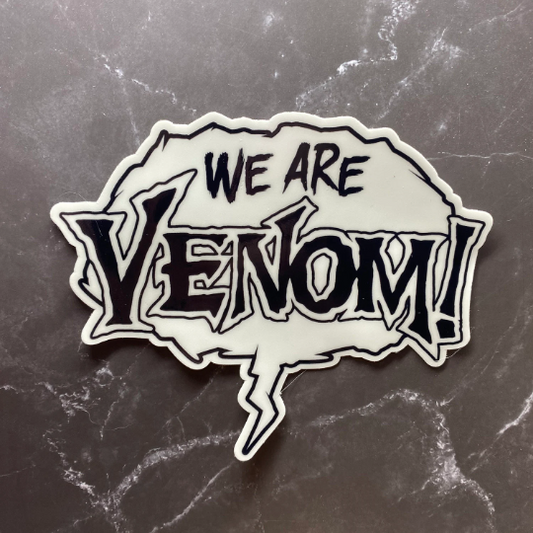 Symbiotic Relationship Glow in the Dark vinyl stickers