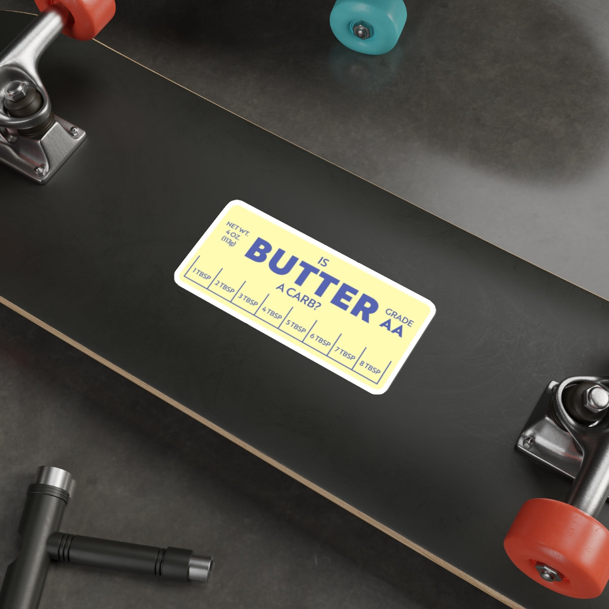 Is Butter A Carb? vinyl sticker