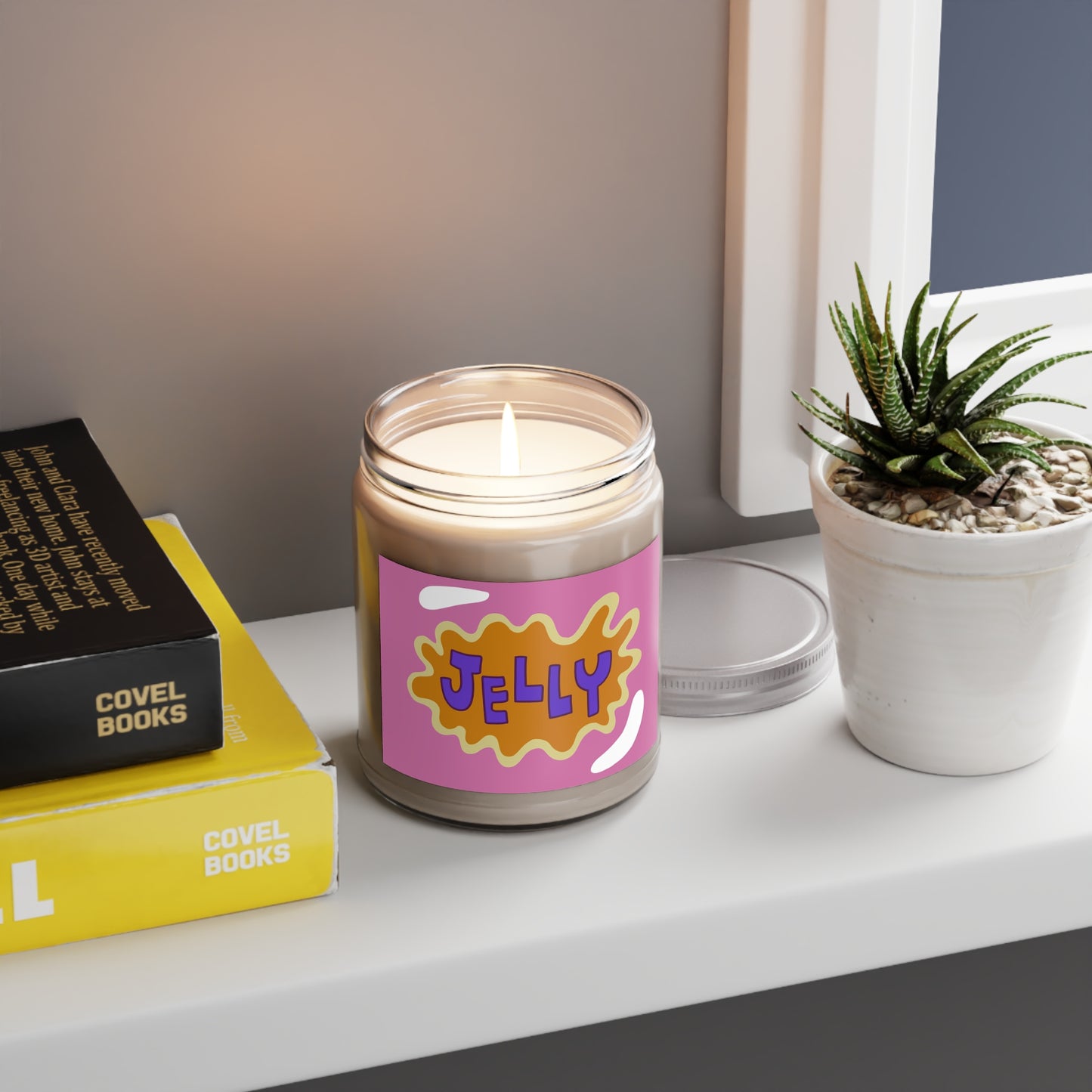 Jellyfish Jelly PINK GRAPEFRUIT scented candle