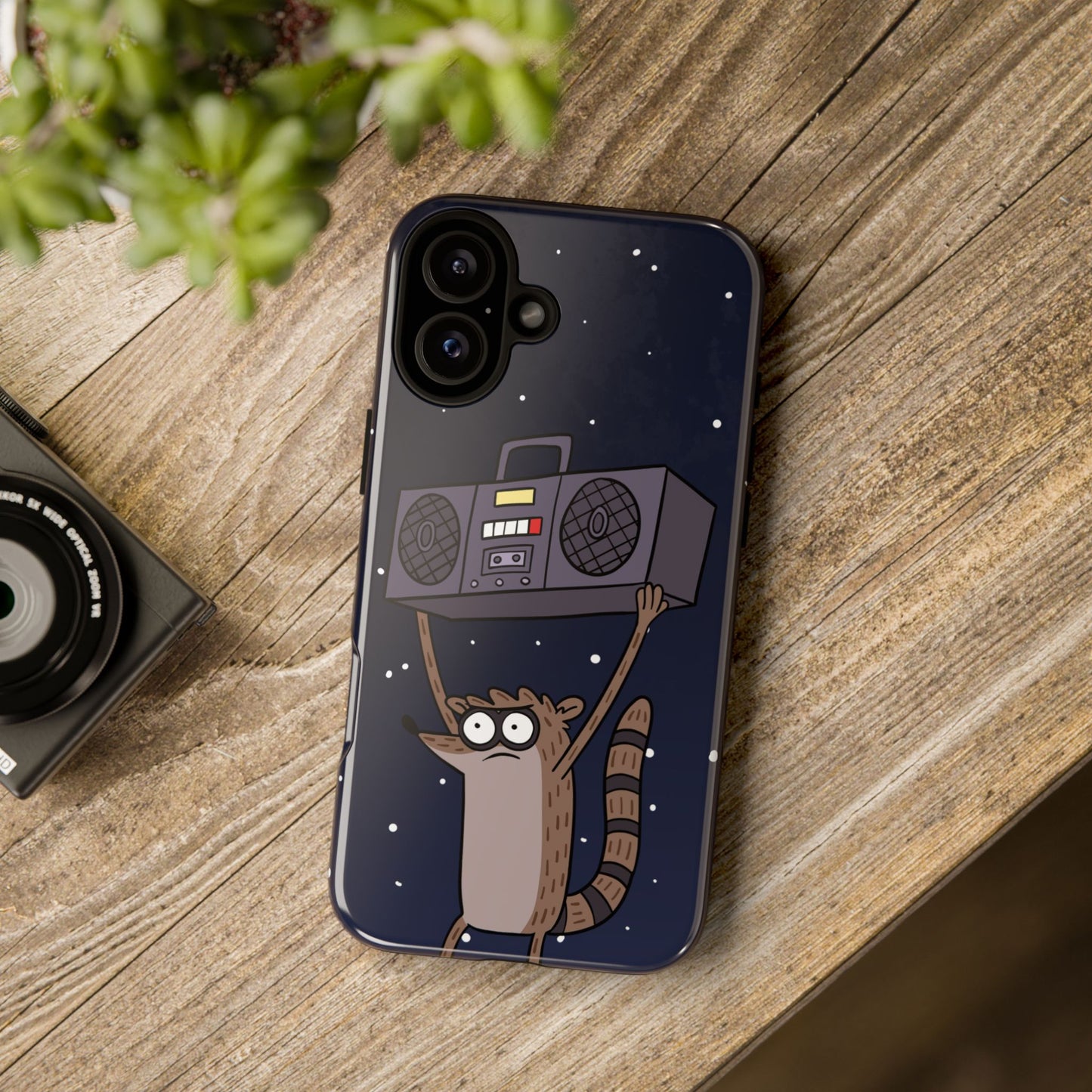 Rigby Boombox iphone case