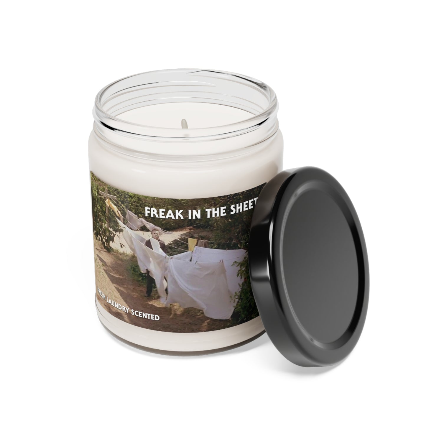 Freak in the Sheets FRESH LAUNDRY scented soy wax candle