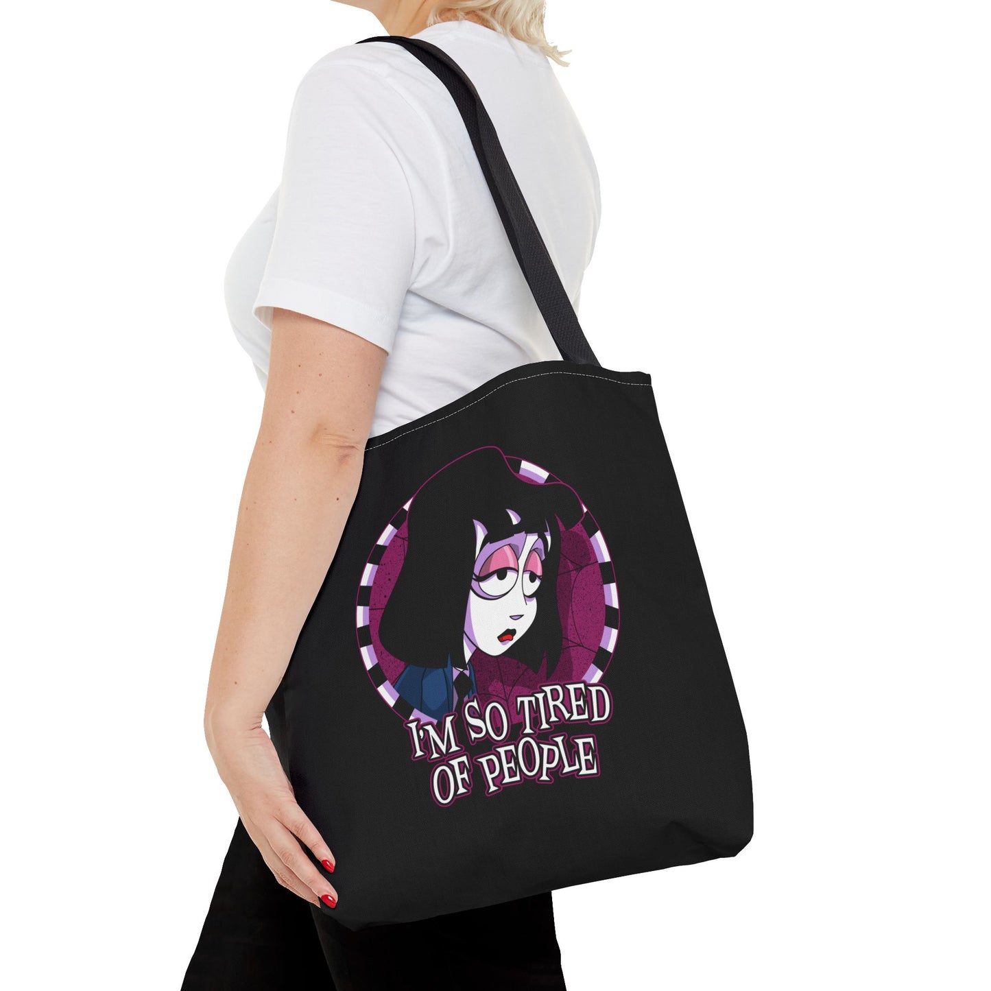 I'm So Tired of People tote bag