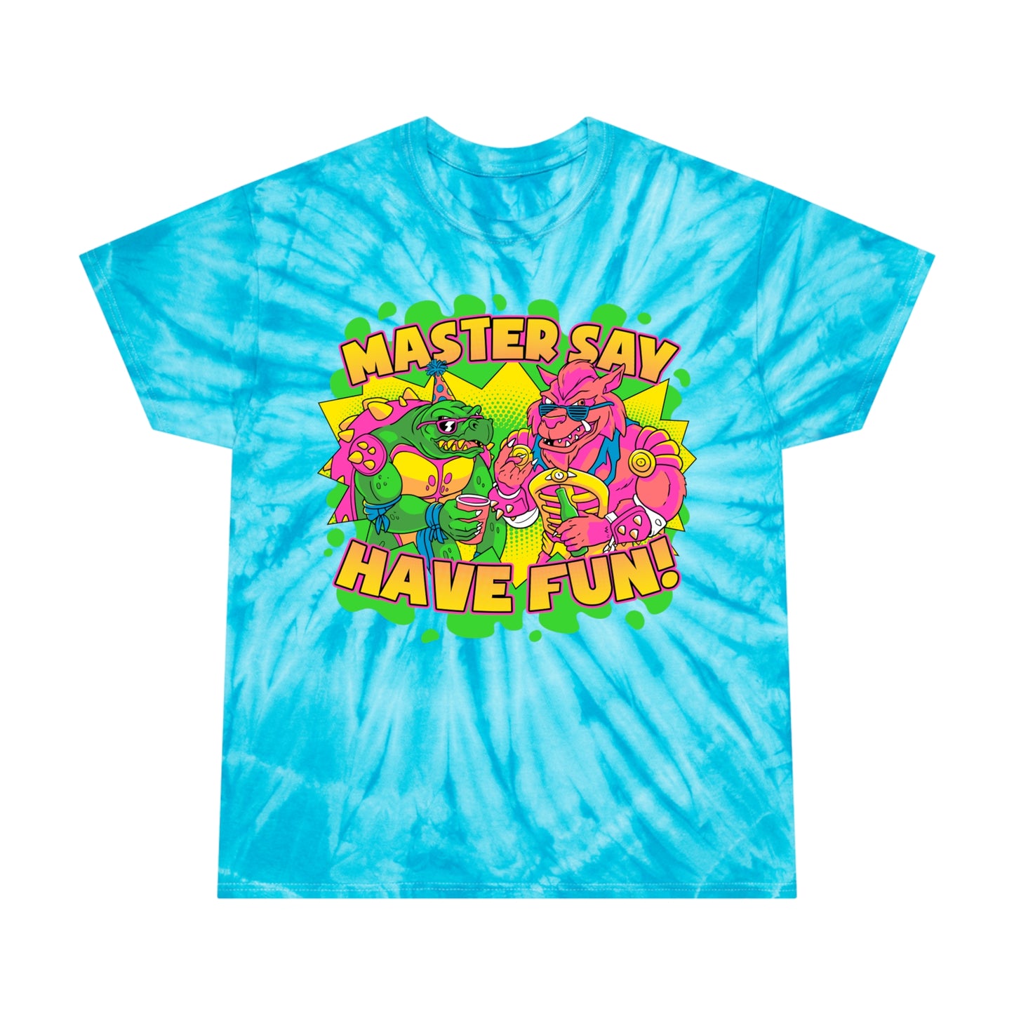 Party Mutants tie-dye t-shirt