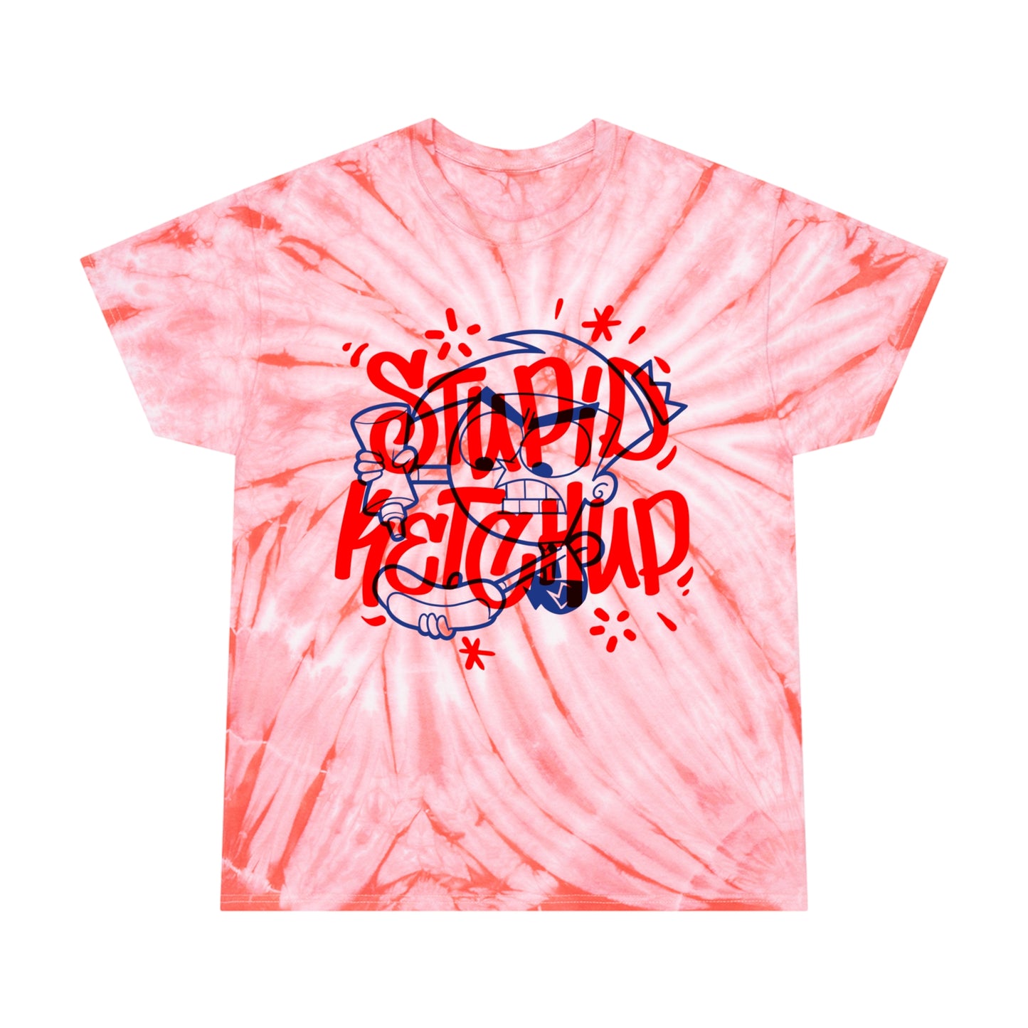 Stupid Ketchup tie-dye t-shirt