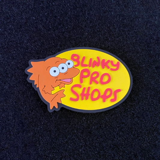 Blinky Pro Shops PVC morale hook & loop patch