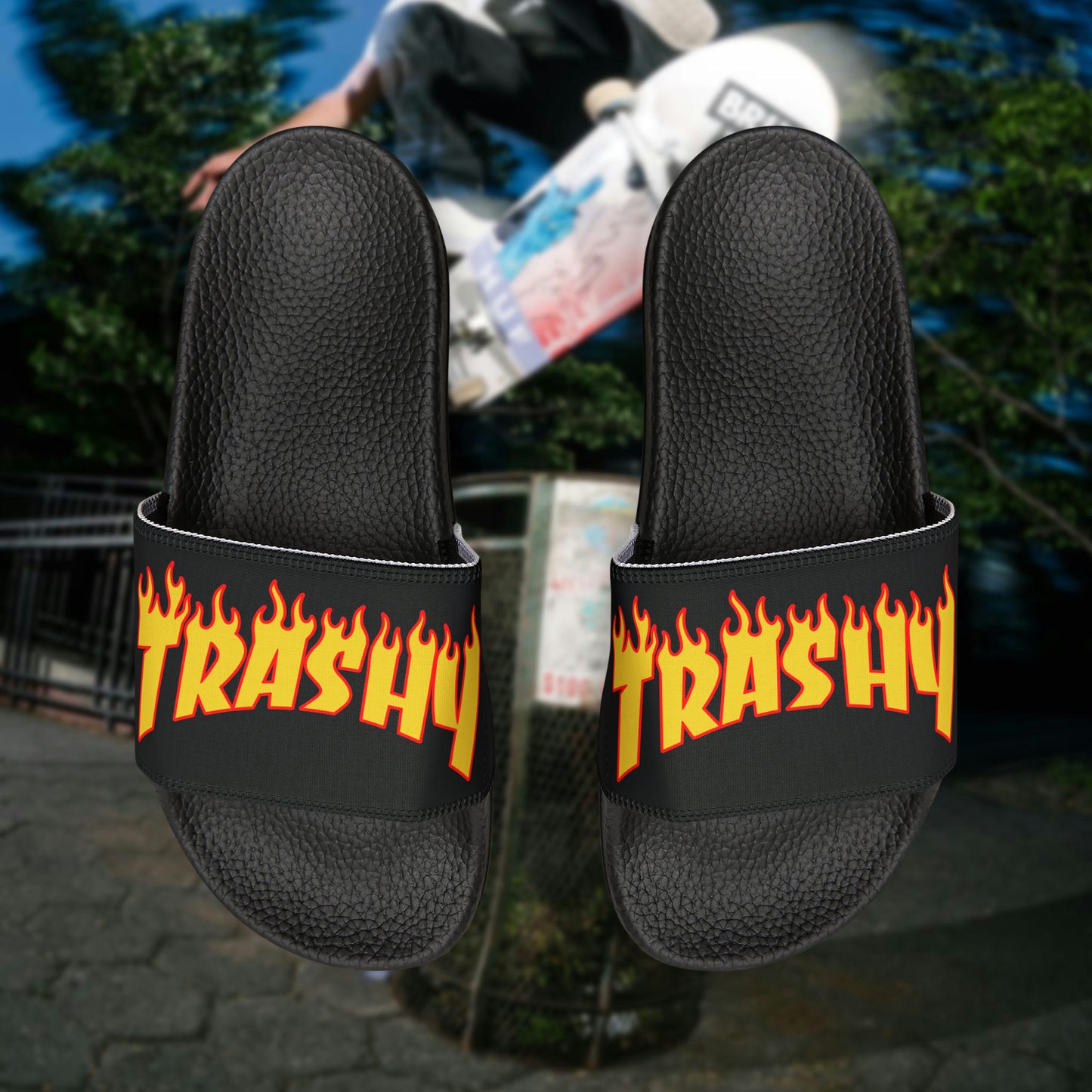 TRASHY men's PU slide sandals