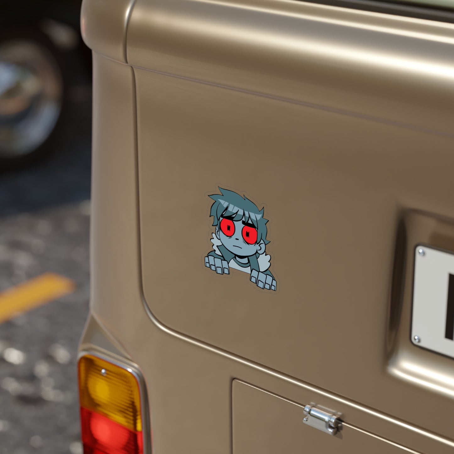Nega Scott Peeker clear vinyl sticker